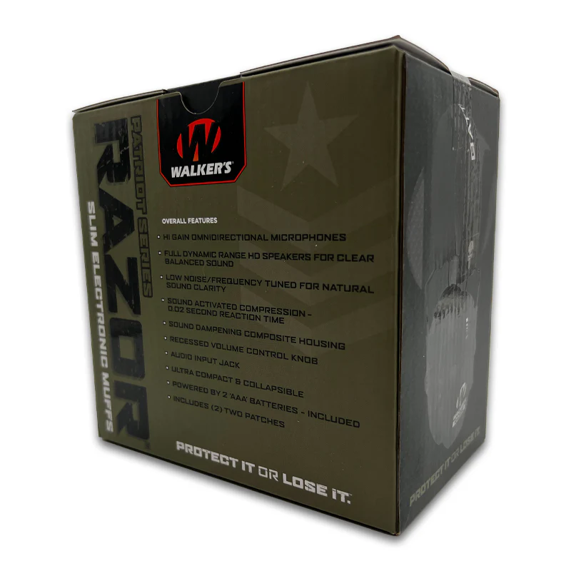 BattlBox Limited Edition Razor Patriot Series Electronic Ear Muffs - Image 6