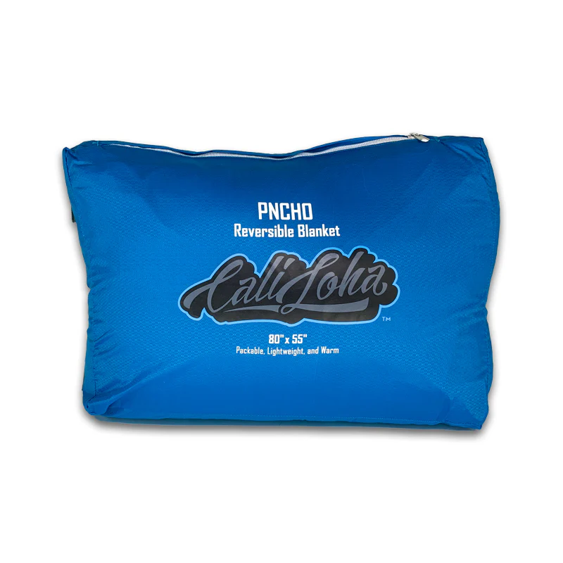 Caliloha Pncho 80" x 55" Reversible/Packable Down Blanket - Image 3