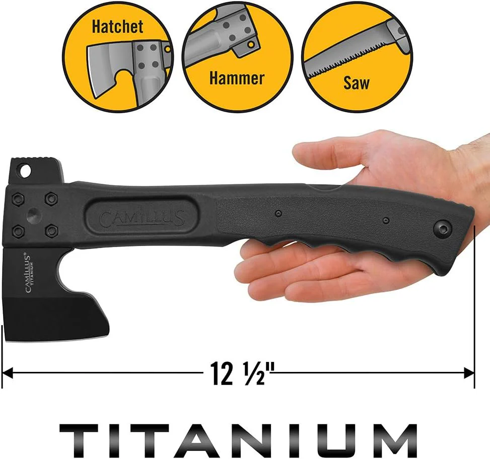 Camillus Camtrax 3-in-1 Hatchet, Hammer, and Folding Saw - Image 3
