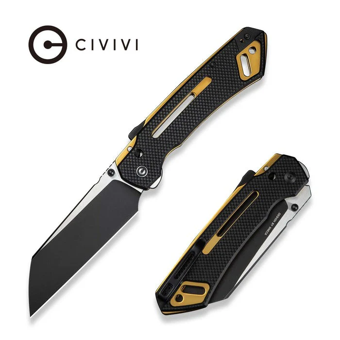Civivi Buster FG, Thumb Stud & Superlock Pocket Knife, Nitro-V Blade