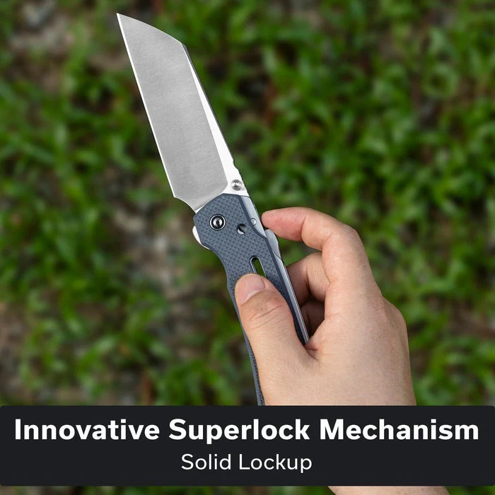 Civivi Buster FG, Thumb Stud & Superlock Pocket Knife, Nitro-V Blade - Image 18
