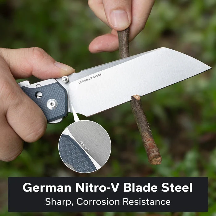 Civivi Buster FG, Thumb Stud & Superlock Pocket Knife, Nitro-V Blade - Image 20