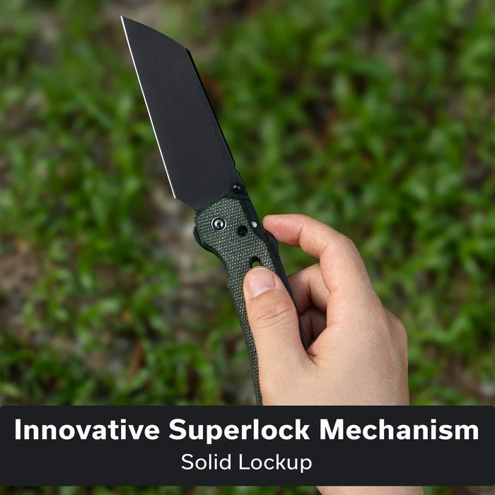 Civivi Buster FG, Thumb Stud & Superlock Pocket Knife, Nitro-V Blade - Image 34