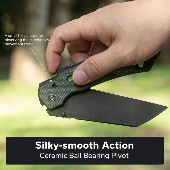 Civivi Buster FG, Thumb Stud & Superlock Pocket Knife, Nitro-V Blade - Image 37