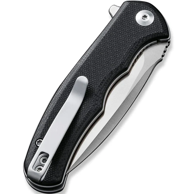Civivi Mini Praxis - Black G10 Handle Satin Finished D2 Blade - Image 12