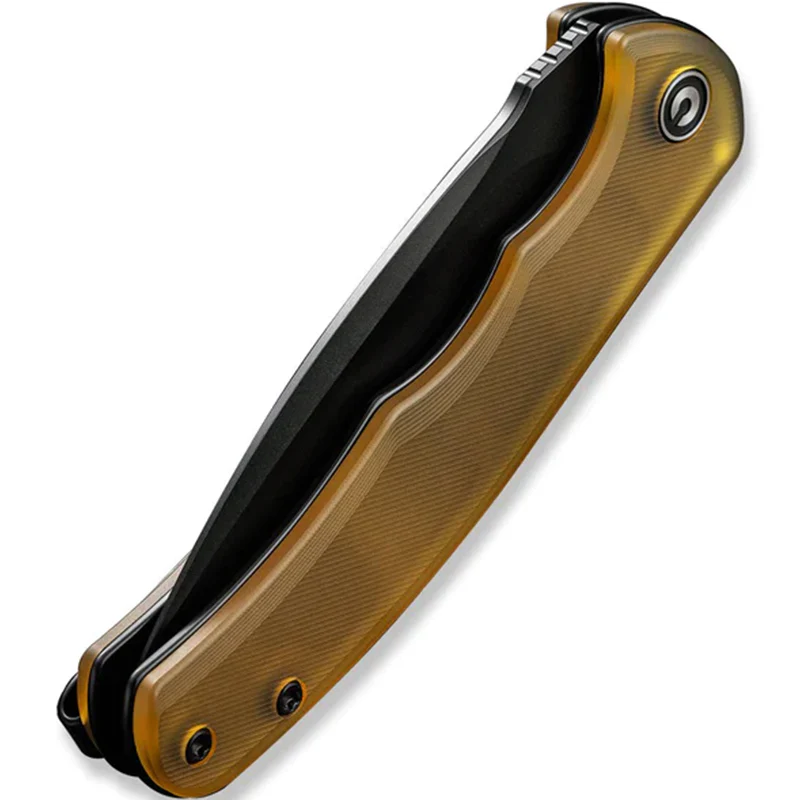 Civivi Mini Praxis - Mini Praxis CIVIVI Bead Blasted Ultem Handle Black D2 Blade - Image 13