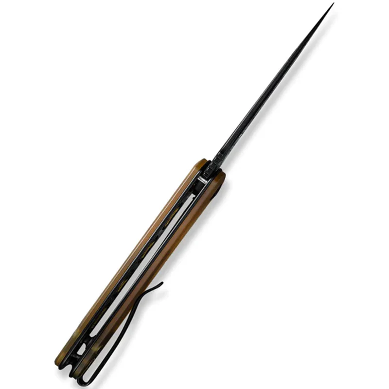 Civivi Mini Praxis - Mini Praxis CIVIVI Bead Blasted Ultem Handle Black D2 Blade - Image 14