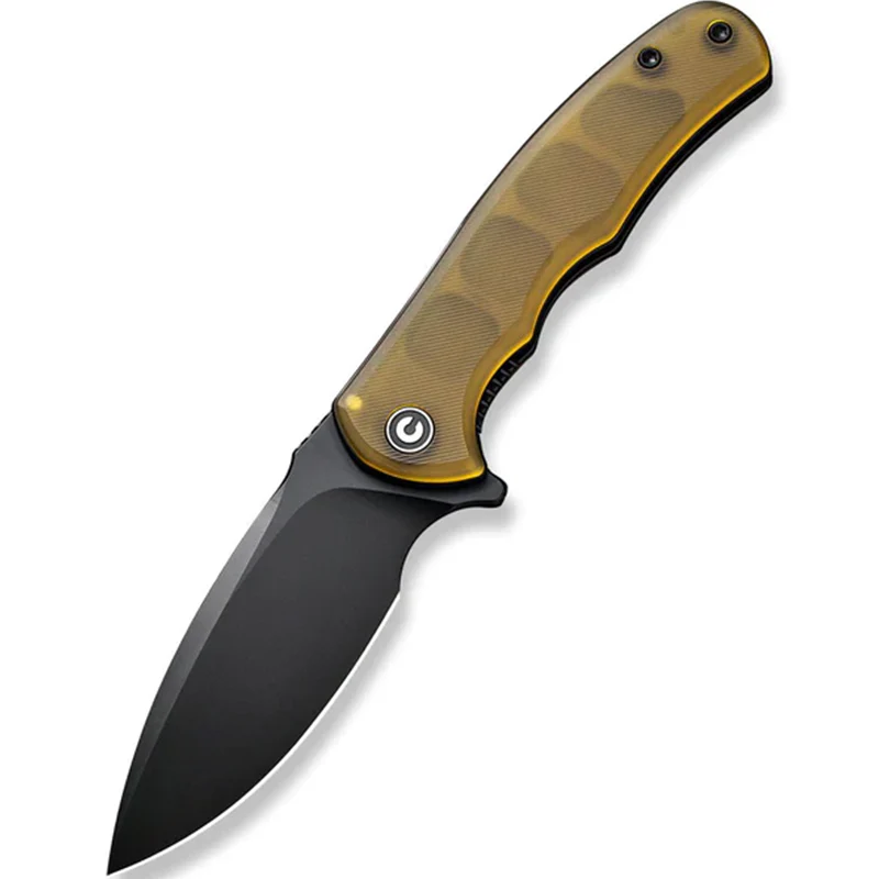 Civivi Mini Praxis - Mini Praxis CIVIVI Bead Blasted Ultem Handle Black D2 Blade - Image 8