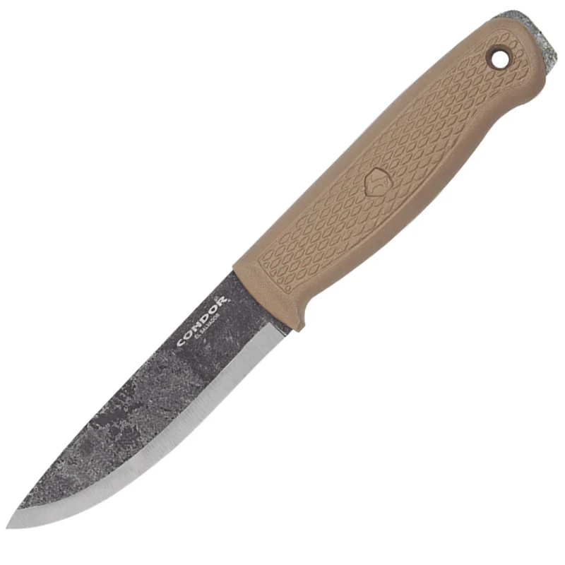 Condor Terrasaur Fixed Blade Knife 4.2" 1095 High Carbon Steel Poly Handle with Sheath - Image 5