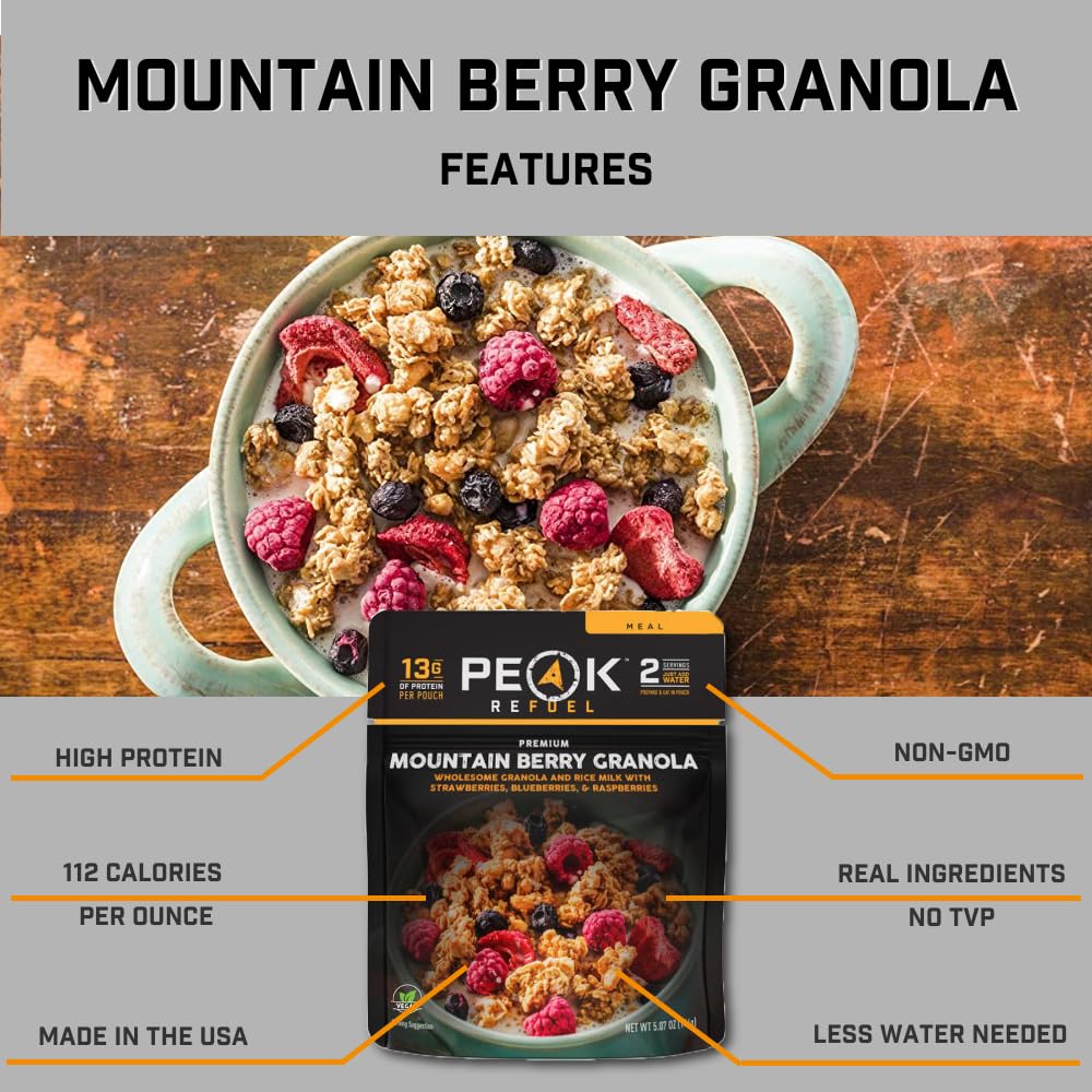 Peak Refuel Mountain Berry Granola (v) - Image 3