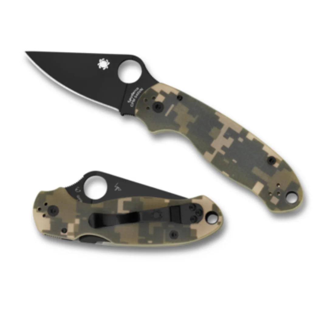Spyderco PARA 3 G-10 Black Blade - Image 2