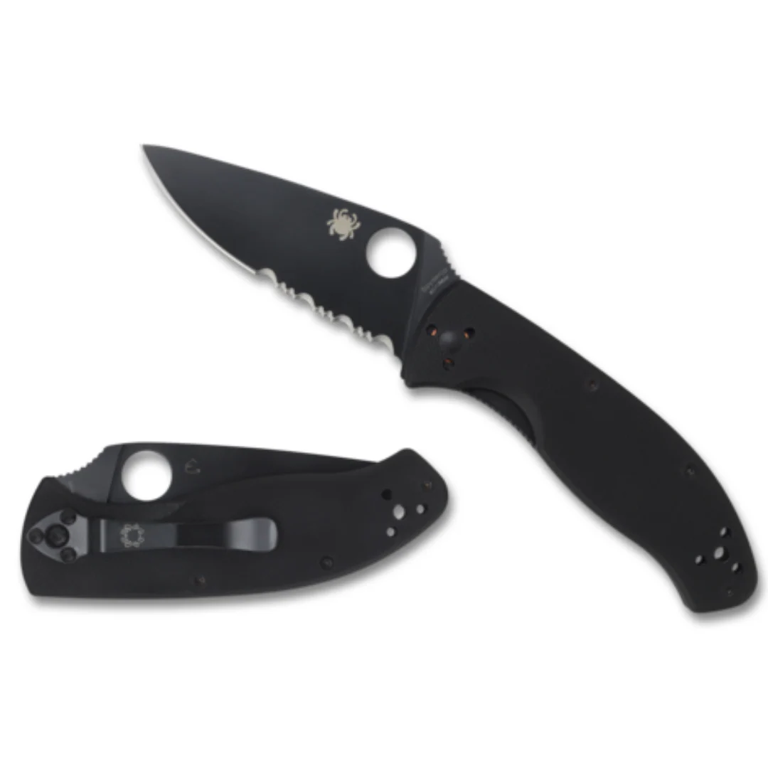 Spyderco TENACIOUS G-10 Black/Black Blade - Image 2