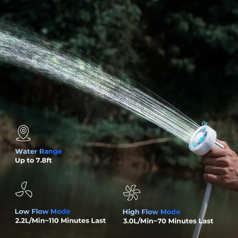 Flextail Max Shower - Rechargeable Outdoor Shower - Image 8