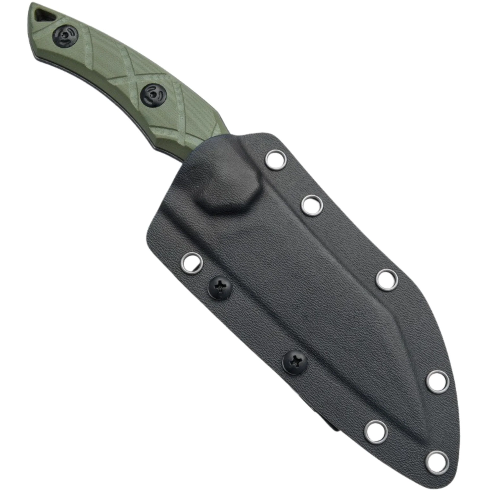 Fox Edge Lycosa Fixed Knife, 8Cr13MoV Wharncliffe Full Tang Blade, G10 Handle with Kydex Sheath - Image 10