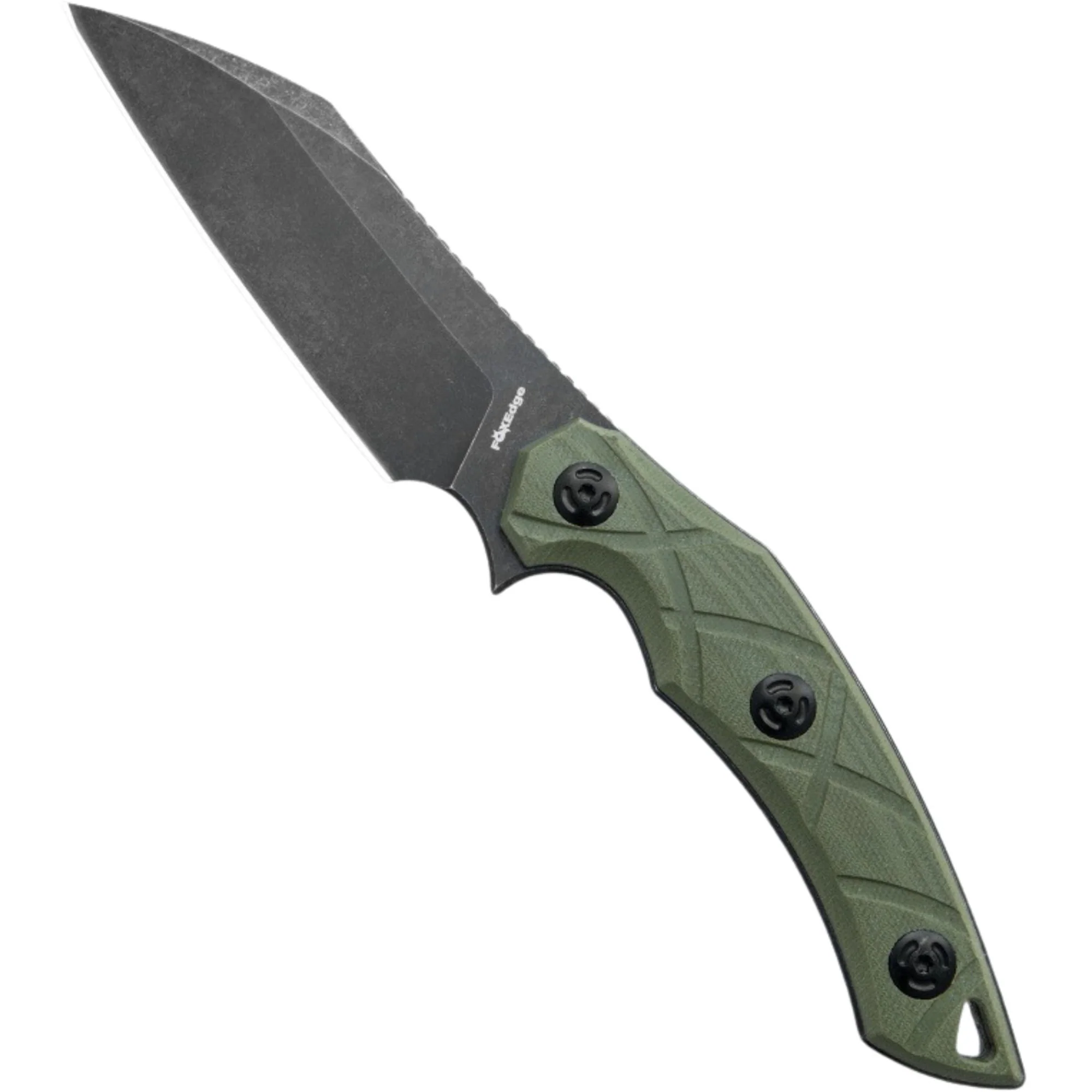 Fox Edge Lycosa Fixed Knife, 8Cr13MoV Wharncliffe Full Tang Blade, G10 Handle with Kydex Sheath - Image 8