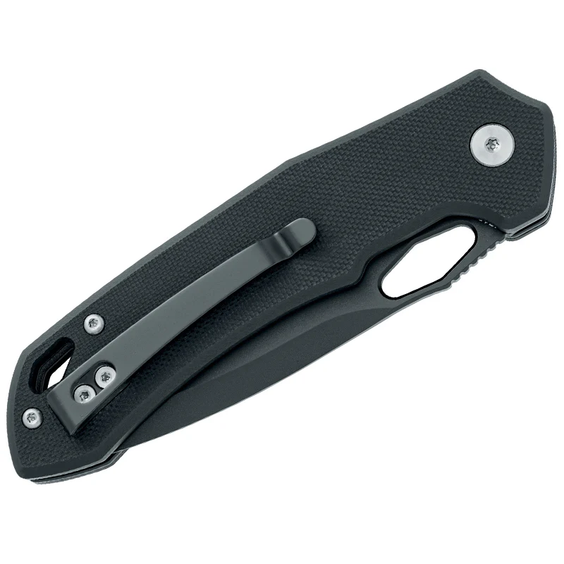 Fox Knives BlackFox Atros, VG10 Steel Pocket Knife with Stainless Pocket Clip - Image 2