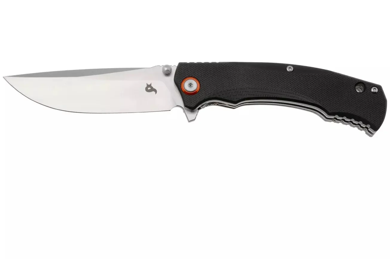 Fox Knives BF-782 OR Spectrum, D2 Steel Pocket Knife with Black G10 Handle