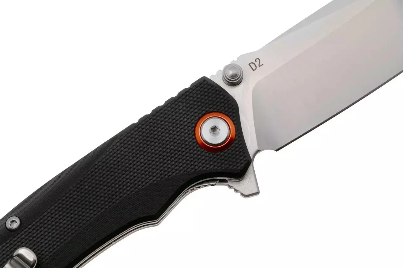 Fox Knives BF-782 OR Spectrum, D2 Steel Pocket Knife with Black G10 Handle - Image 4