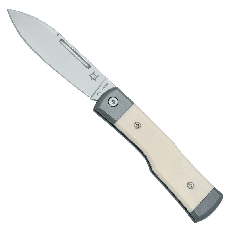 Fox Knives FX-558 Barlow, M390 Stainless Steel Blade, Satin Finish, Titanium Handle - Image 7