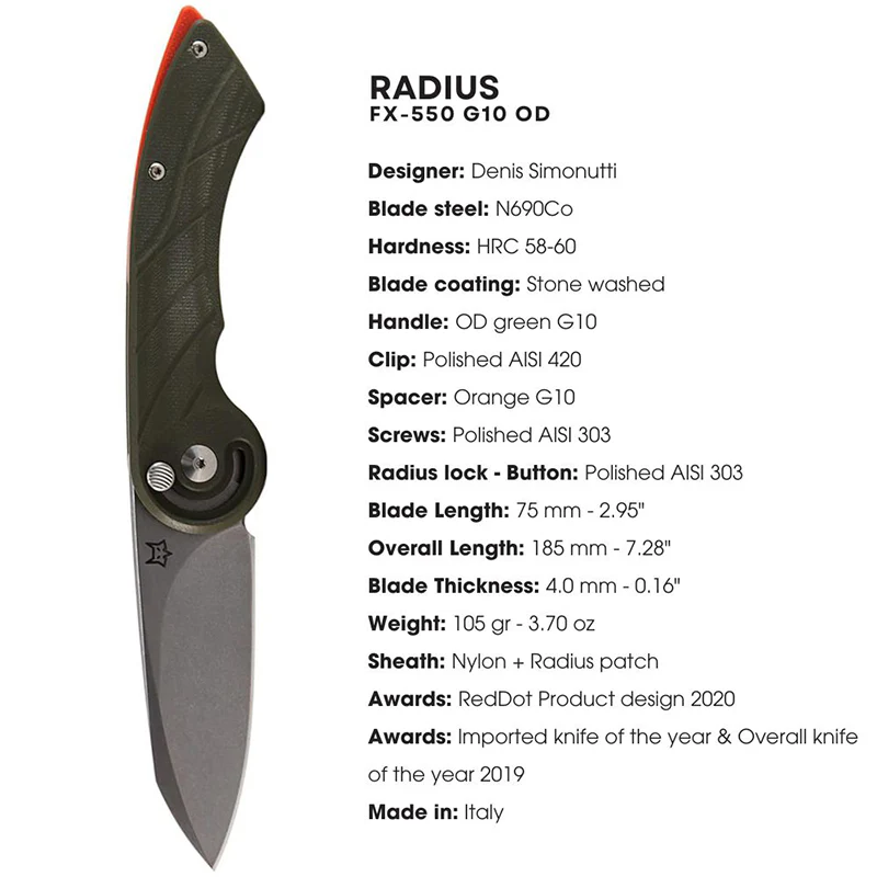 Fox Knives FX-550 RADIUS - Image 8