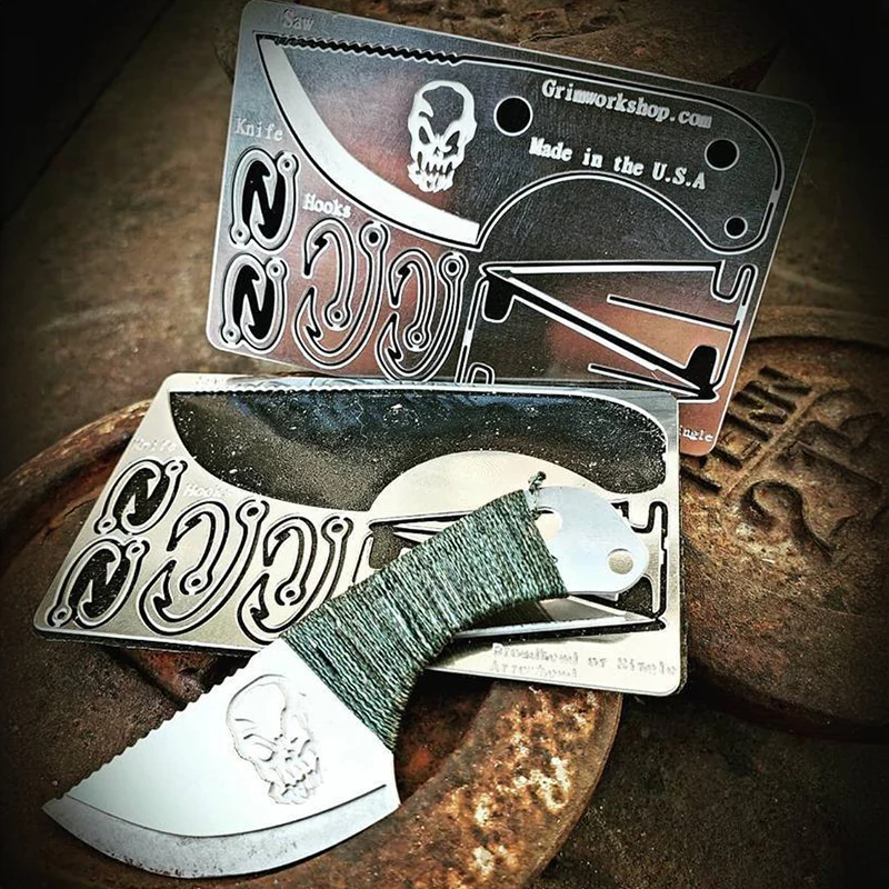 Grim Workshop Bushcraft EDC Survival Card - Image 4