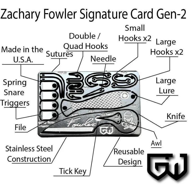 Grim Workshop Zachary Fowler Signature Survival Card Gen 2 - Image 2