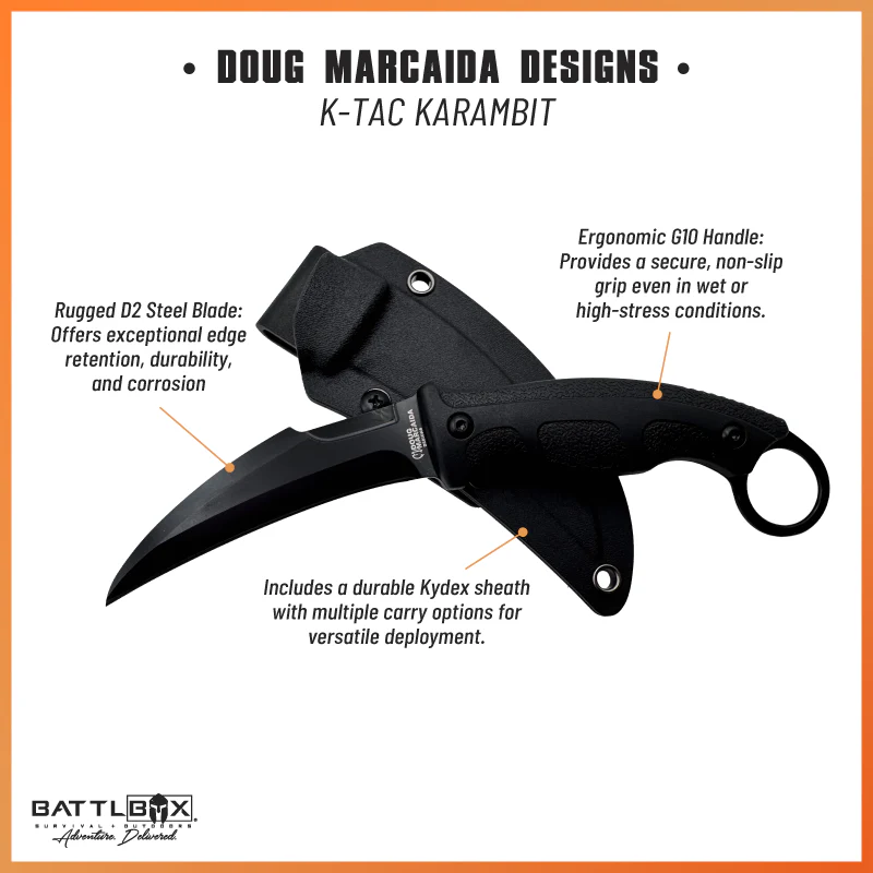 K-TAC Karambit - Designed By Doug Marcaida - Image 13