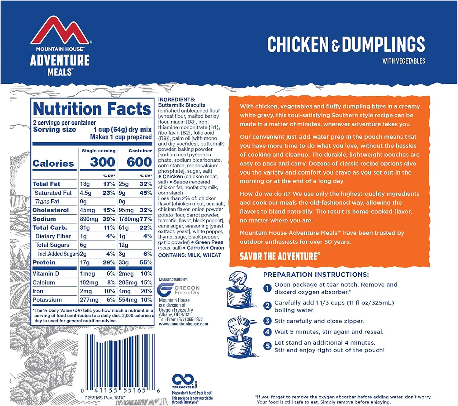 Mountain House Chicken and Dumplings - Image 2