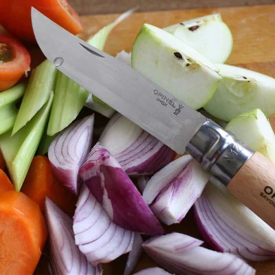 Opinel No. 12 Folding Pocket Knife with Wood Handle - Image 2