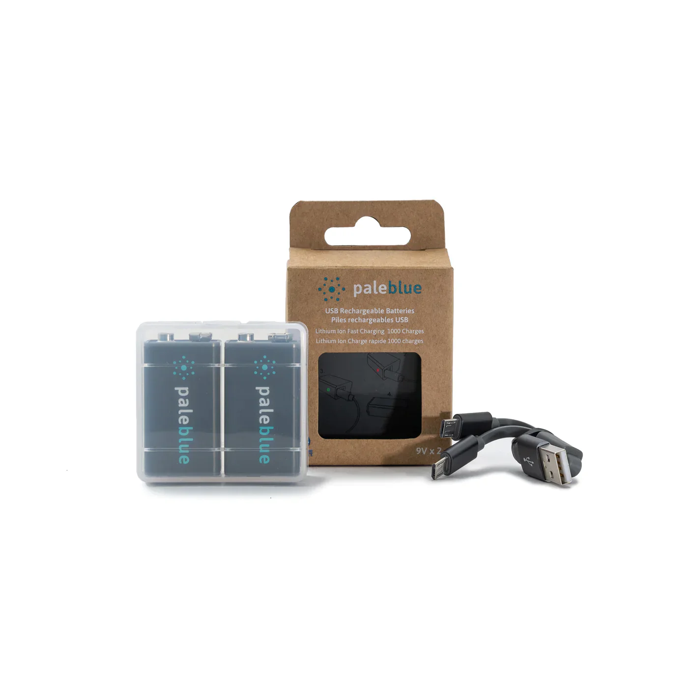 Paleblue 9V USB-C Rechargeable Batteries (2 pack) - Image 2