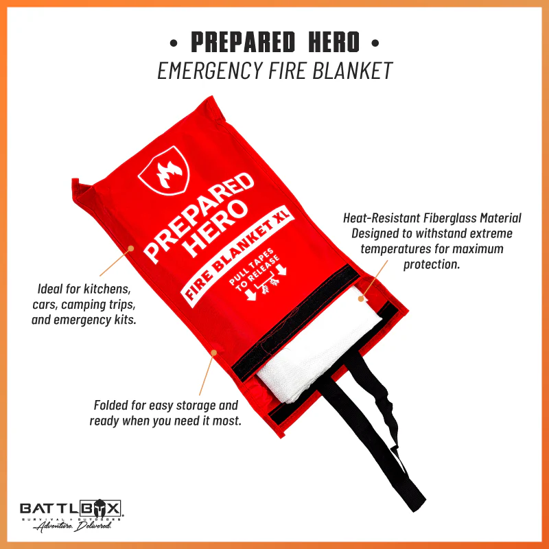 Prepared Hero - XL Emergency Fire Blanket - Image 7
