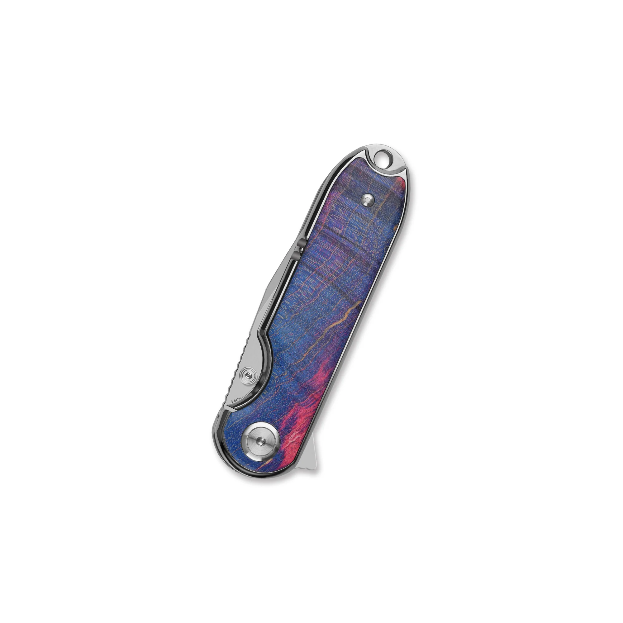 QSP Nebula Liner Lock Pocket Knife 14C28N Mirror Polish Blade Collectible EDC Folder - Image 8