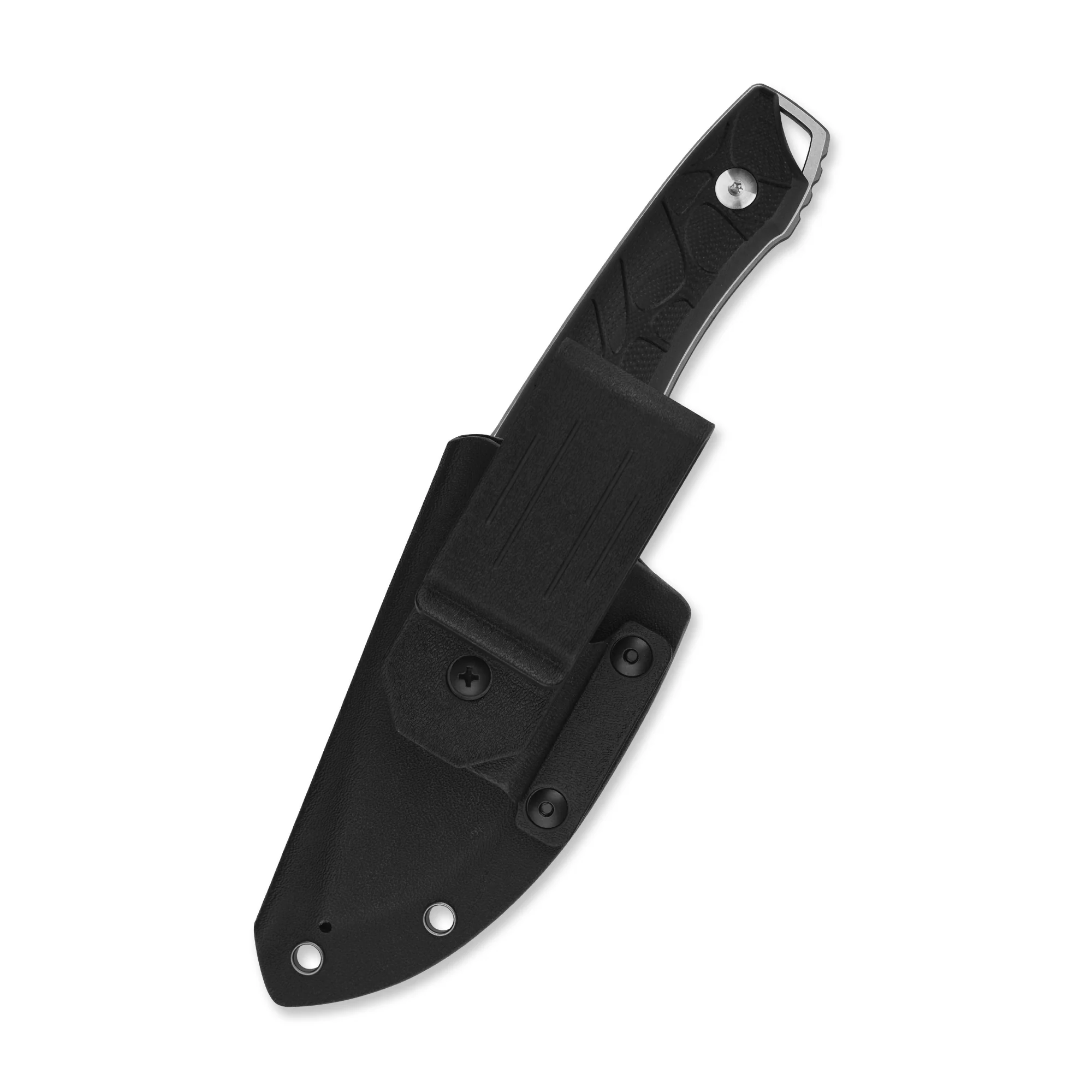 QSP Tiny TOT Compact Fixed Blade Knife 10Cr15MoV Steel G10 Handle with Kydex Sheath - Image 3