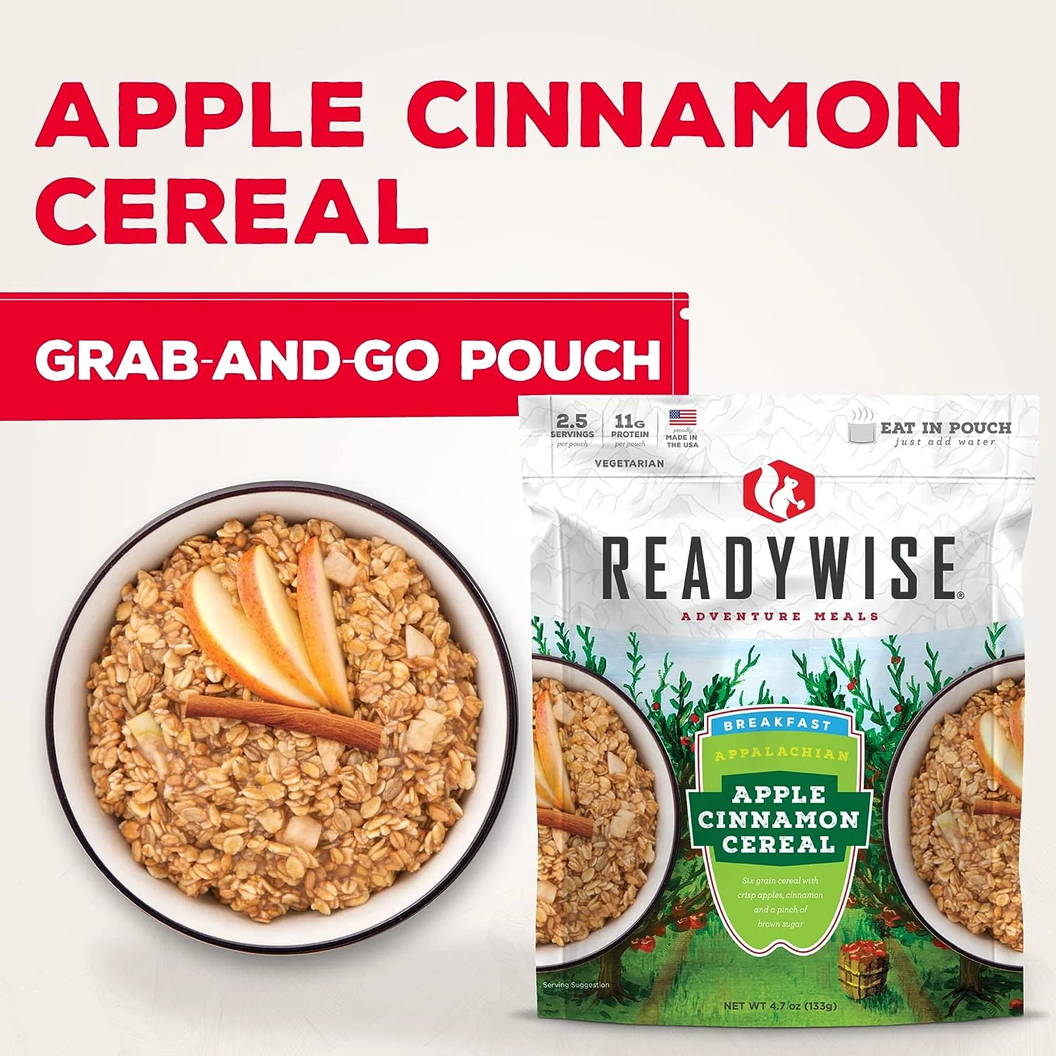 ReadyWise Appalachian Apple Cinnamon Cereal - Image 3