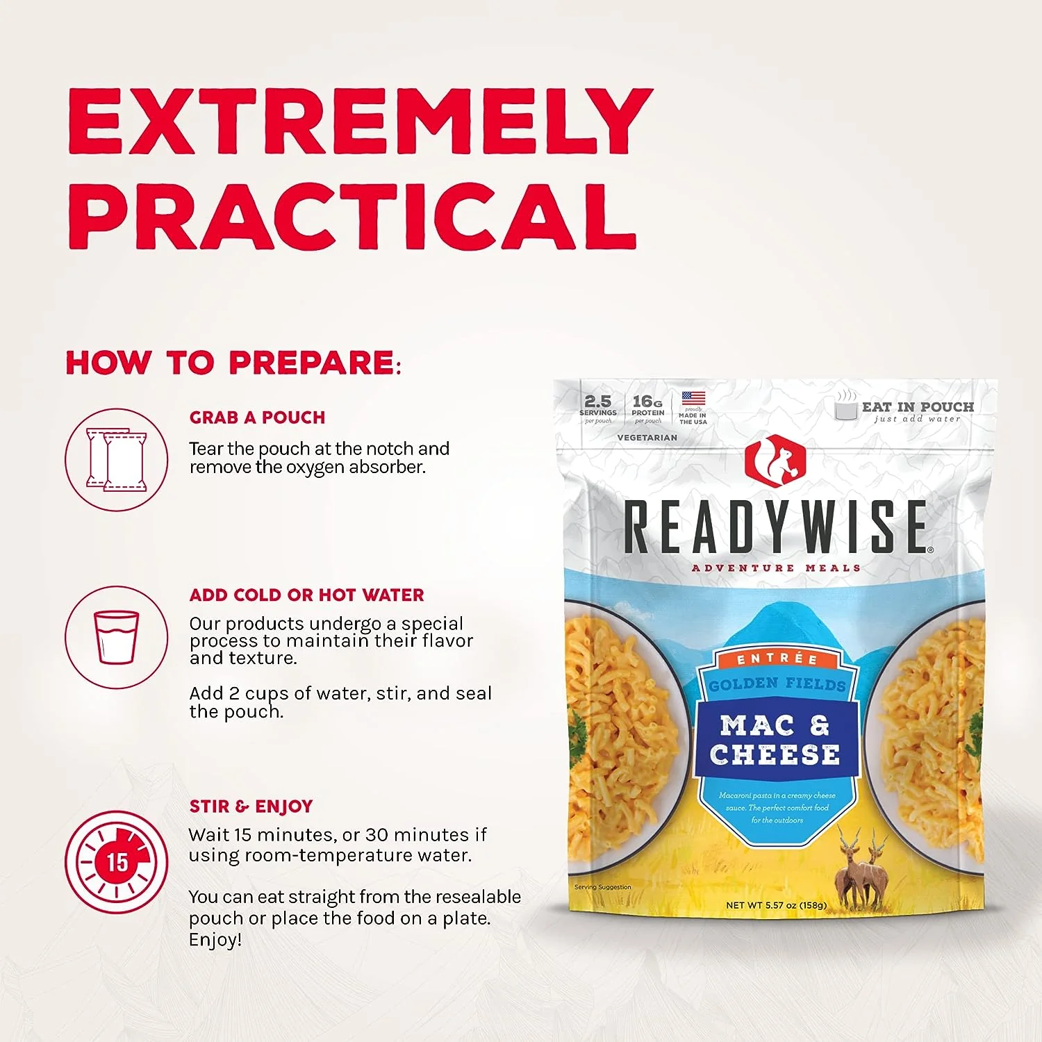 ReadyWise Golden Fields Mac & Cheese - Image 4
