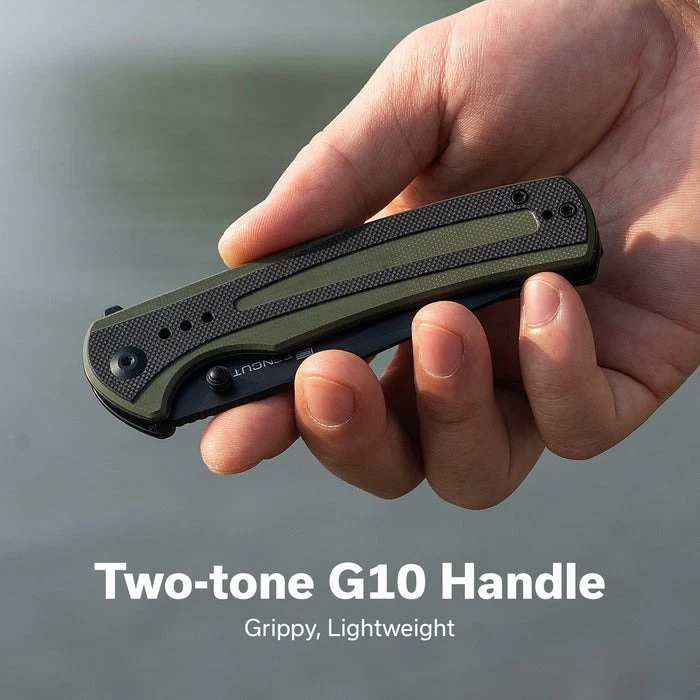 Sencut Regnator Folding Pocket Knife, 9Cr18MoV Clip Point Blade, Flipper & Thumb Stud Knife w/ G10 Handle - Image 16