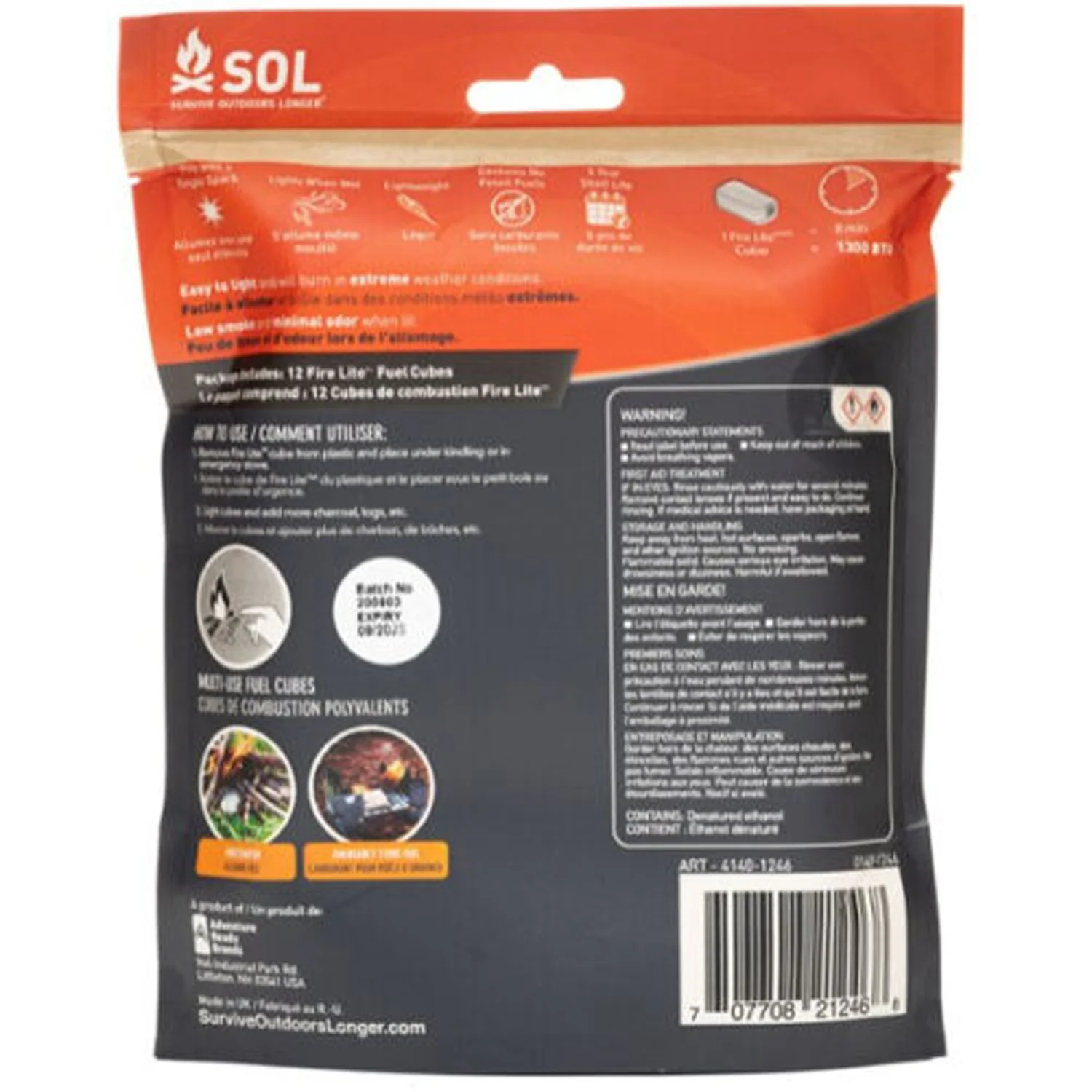 SOL Fire Lite Fuel Cubes - Image 4