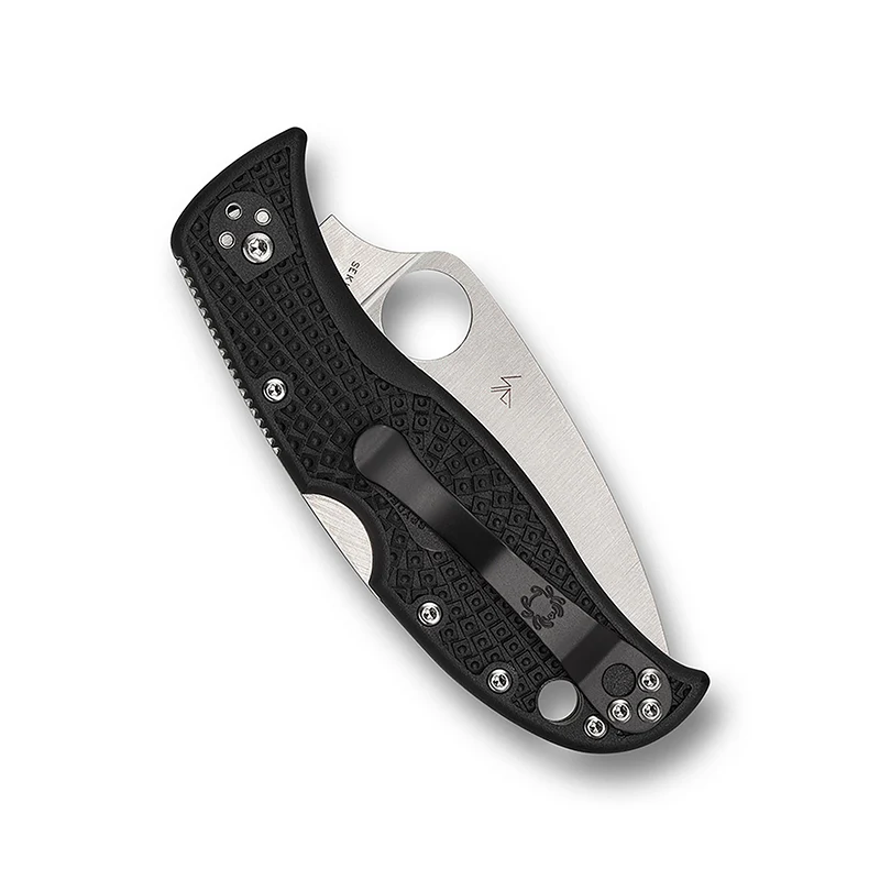 Spyderco LeafJumper, VG10 Steel Blade with Black FRN Handle - Image 6