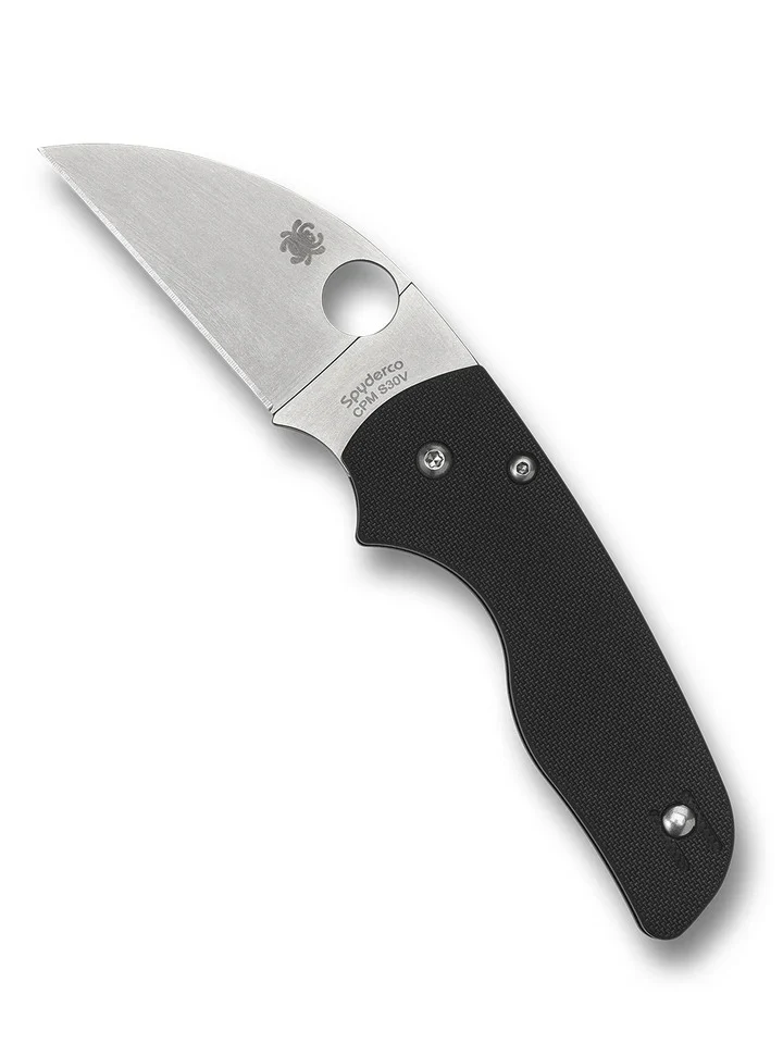 Spyderco Lil' Native Black Compression Lock - G-10 Handle - Plain Edge - Image 9