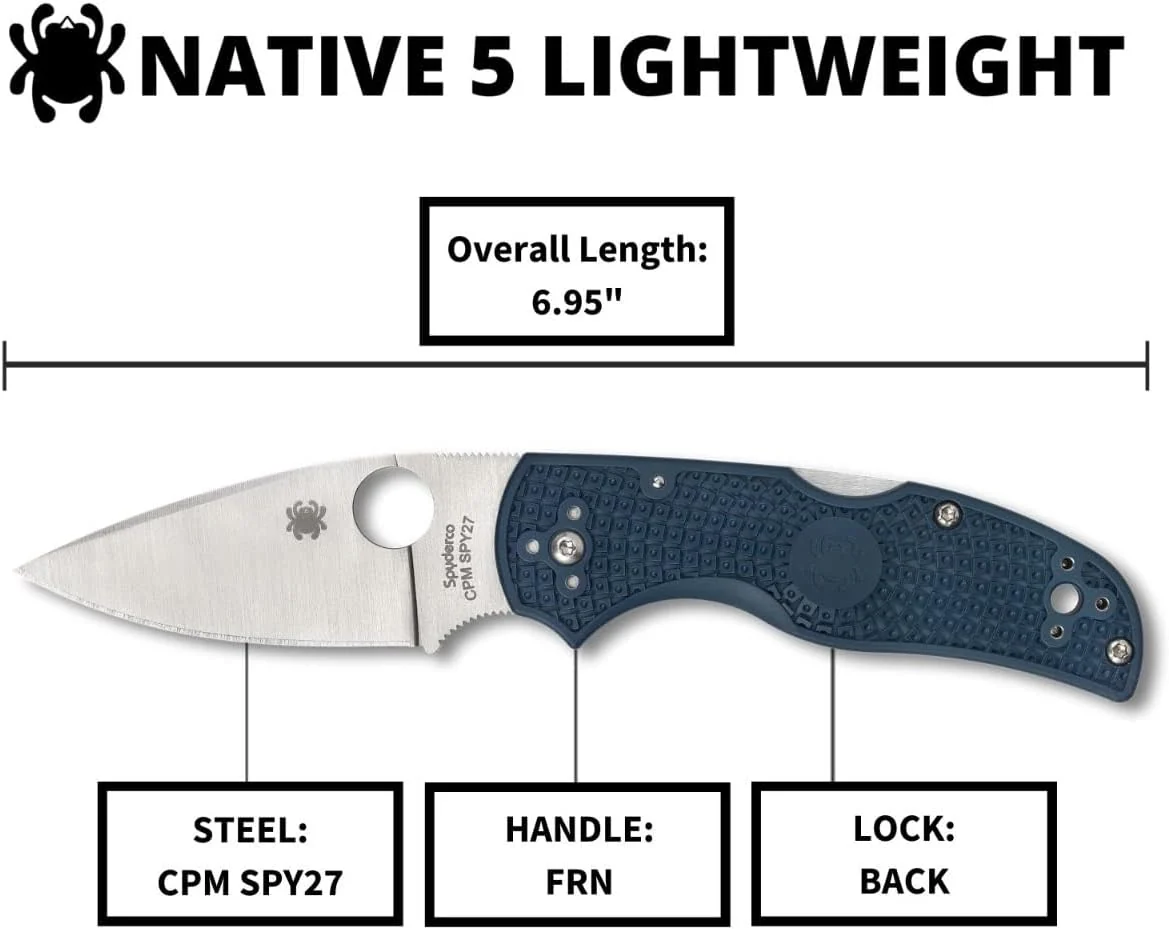 Spyderco Native 5 Lightweight Knife - Image 6