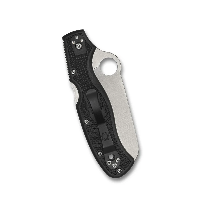 Spyderco Rescue 3 Thin Line, VG-10 Serrated Blade with Black FRN Handle, Back Lock Pocket Knife - Image 9