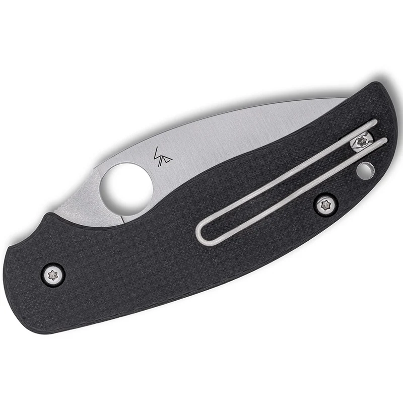 Spyderco Sage 6 Folding Knife, CPM S90V Blade, Carbon Fiber Handle, Button-Release Compression Lock, Sprint Run - C123CFBCLS90VP - Image 2