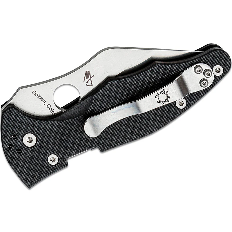 Spyderco Yojimbo 2 - Black Blade Black Handle - Image 11