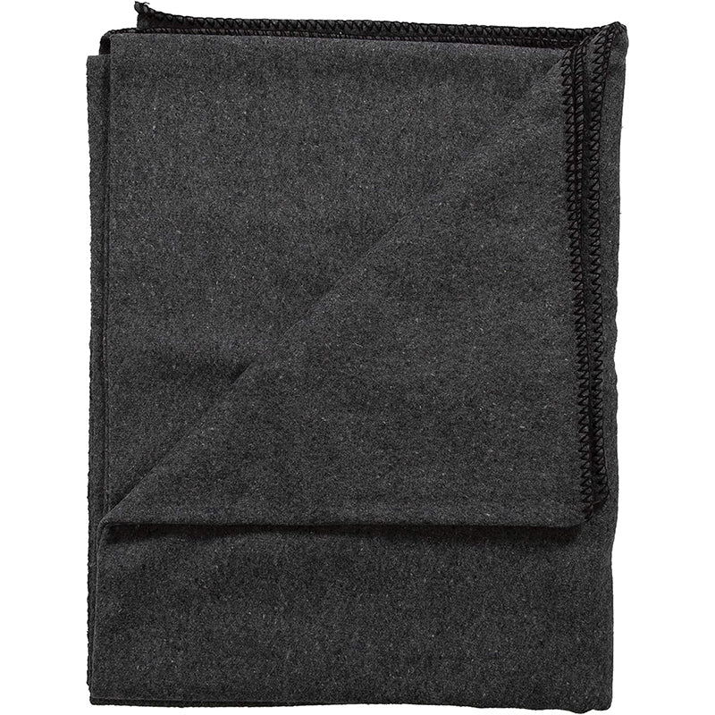 Stansport Wool Blend Camp Blankets - Grey - 60"x80"* - Image 2