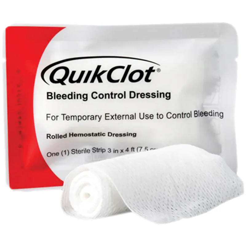 TacMed Solutions Quickclot Bleeding Control Dressing Roll 3" X 4FT