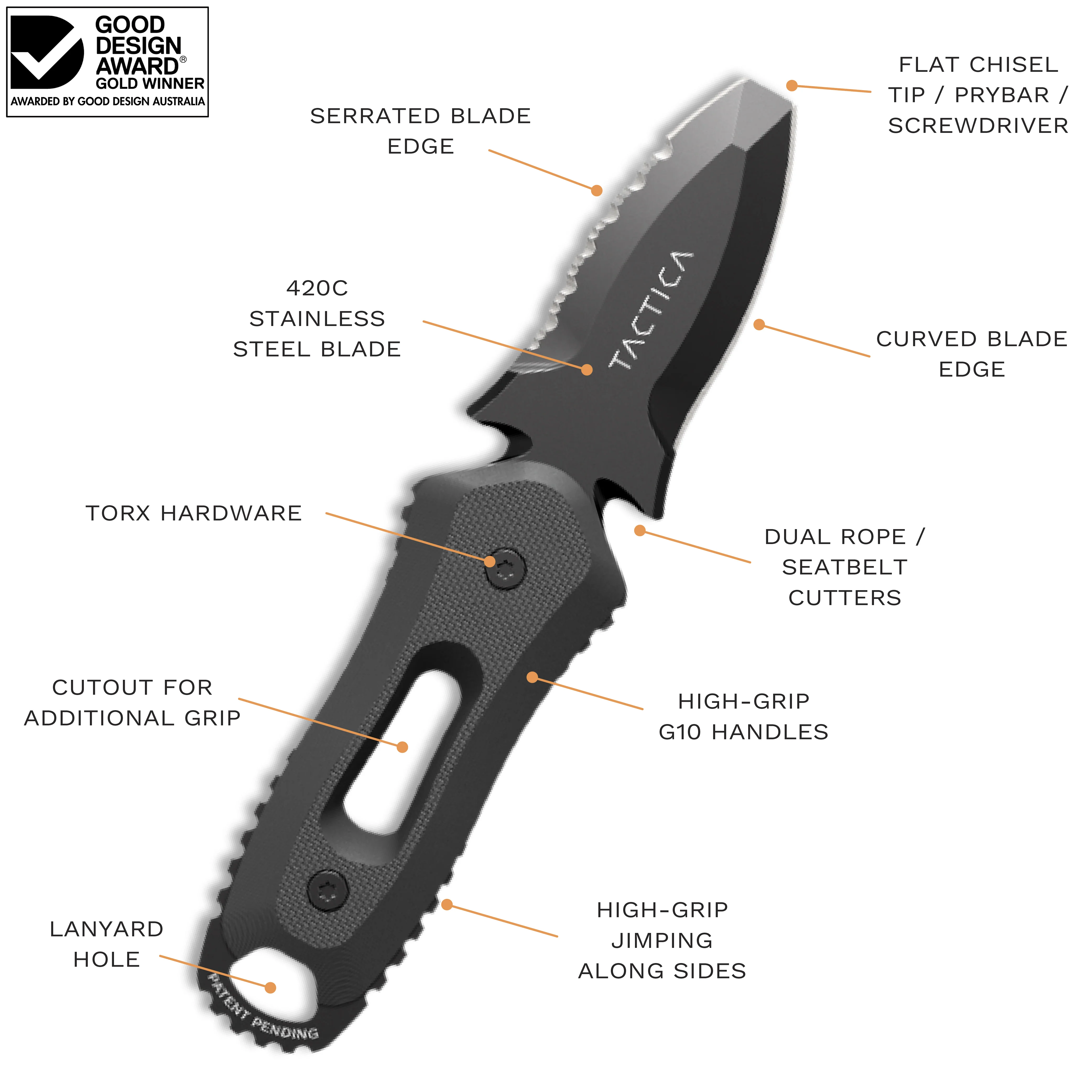Tactica K.220 - Search & Rescue Knife - Image 5