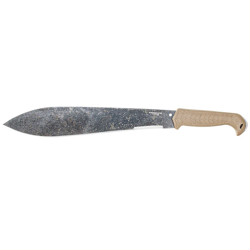 Condor Terrachete 20" High Carbon Steel Full Tang Fixed Blade Knife With Poly Sheath Leather Belt Loop - Image 9