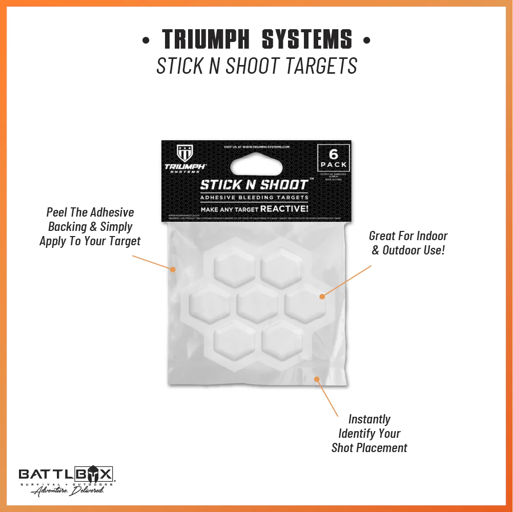 Triumph Systems Stick N Shoot Targets - 6 Pack - Image 7