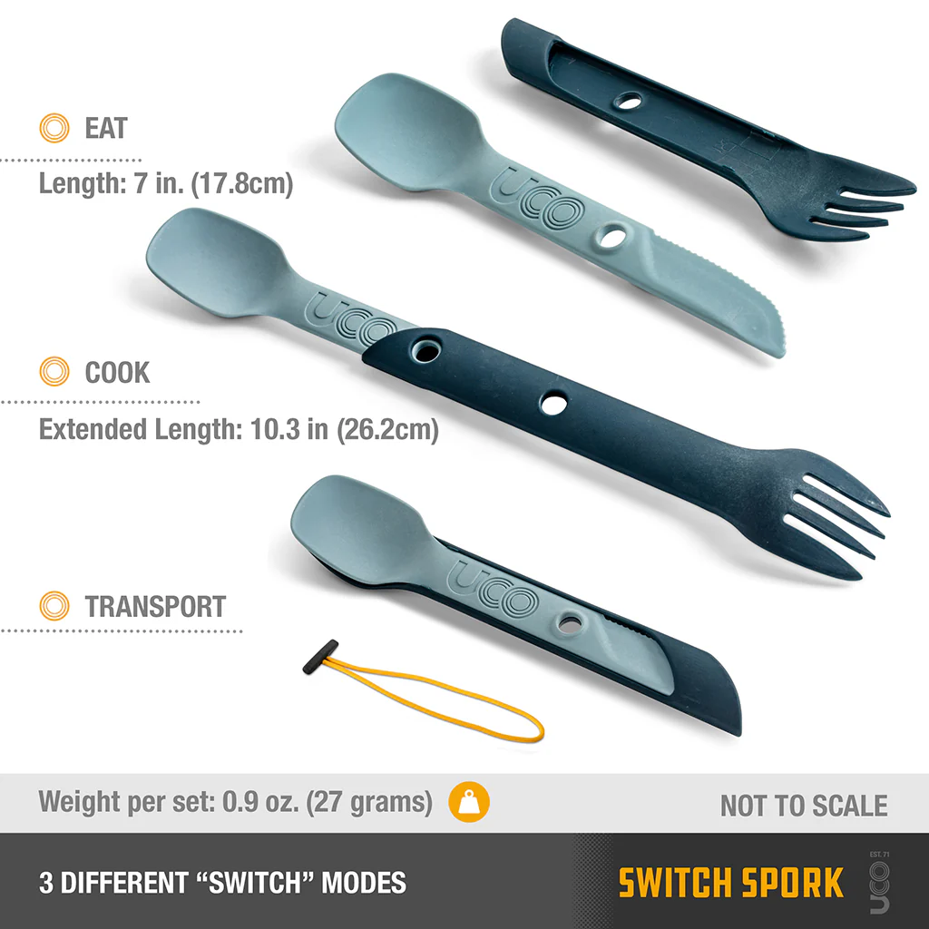 UCO Switch Spork 2-Piece Utensil Set - Image 7